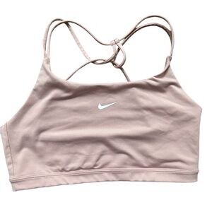 Nike Women’s Dri Fit Sports Bra Pink Size Large